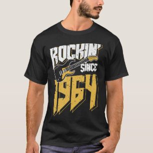 Rockin' Since 1964 Vintage Rock Music Fan 58th Bir T-Shirt