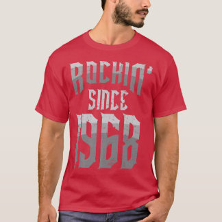Rockin' Since 1968 Vintage Rock Music Fan 54th Bir T-Shirt