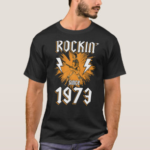 Rockin Since 1973 Rock Music 49th Birthday T-Shirt