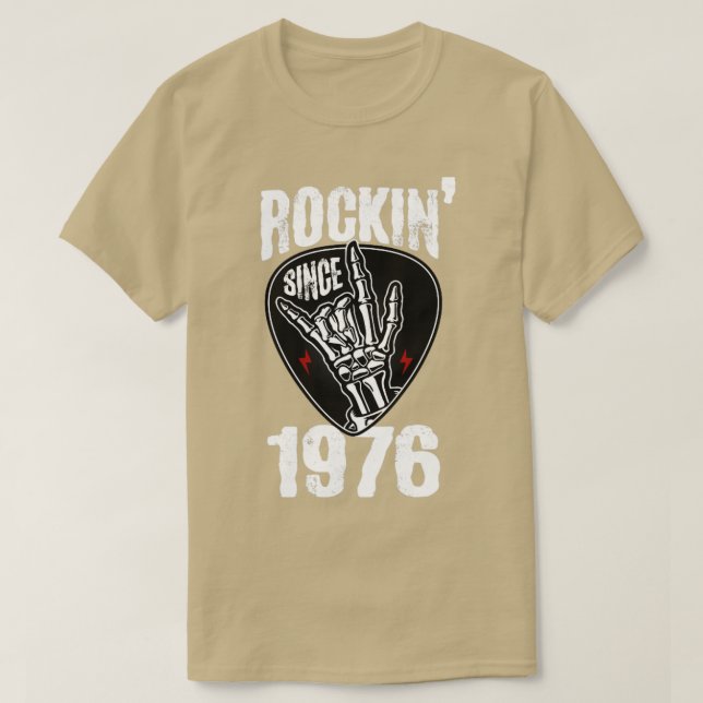 Rockin since 1976 T-Shirt (Design Front)