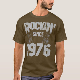Rockin' Since 1976 Vintage Rock Music Fan 46th Bir T-Shirt