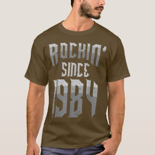 Rockin' Since 1984 Vintage Rock Music Fan 38th Bir T-Shirt