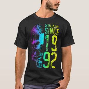 Rockin' Since 1992 Vintage Vinyl Record  Gothic Sk T-Shirt