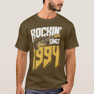 Rockin' Since 1994 Vintage Rock Music Fan 28th Bir T-Shirt