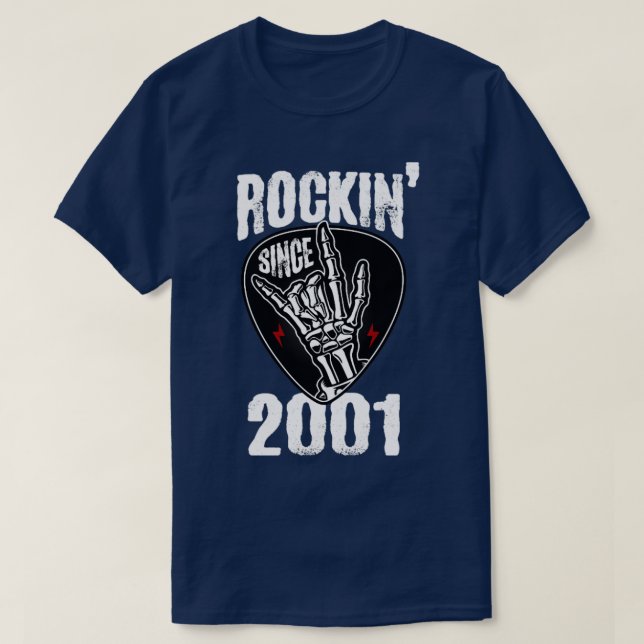 Rockin since 2001 T-Shirt (Design Front)