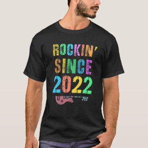 Rockin' Since 2022 Vintage Rockstar Newborn Birthd T-Shirt