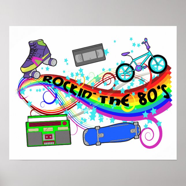 Rockin The 80s Poster (Front)