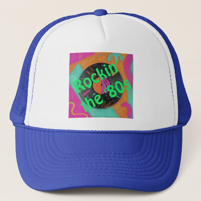 Rockin' the '80s trucker hat (Front)