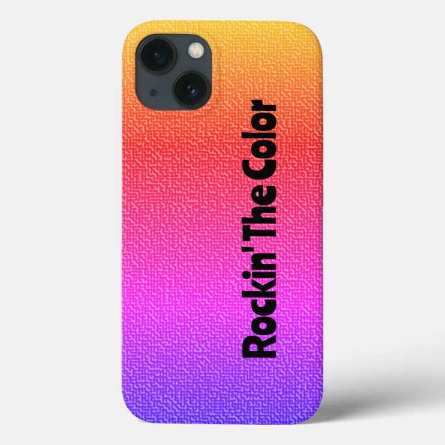 Rockin' The Colour Case-Mate iPhone Case (Back)