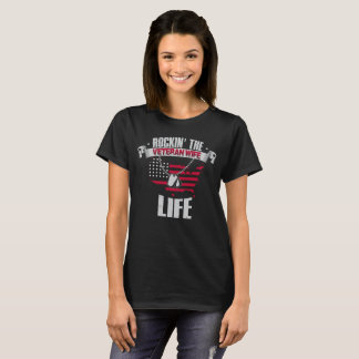 Rockin' The Veteran Wife Life T-Shirt