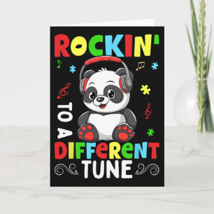 Rockin To A Different Autism Card