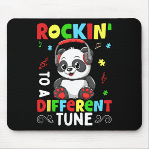 Rockin To A Different Autism Mouse Pad