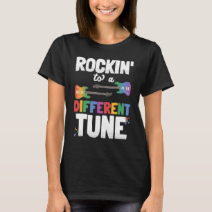 Rockin' To A Different Tune Autism Autistic Boys T-Shirt