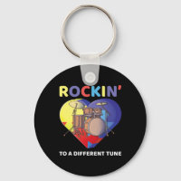 Rockin' To A Different Tune Autism Awareness Drumm