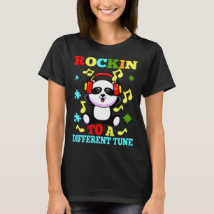 Rockin To A Different Tune Autism Awareness For Ca T-Shirt