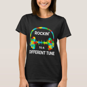 Rockin to A Different Tune Autistic Autism Gamer T-Shirt