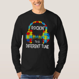 Rockin To A Different Tune Autistic Awarenes Men W T-Shirt