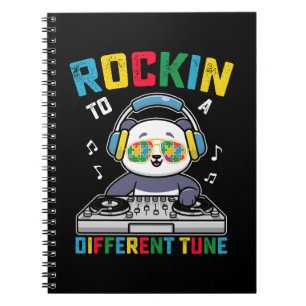 Rockin To A Different Tune Panda Autism Awareness Notebook