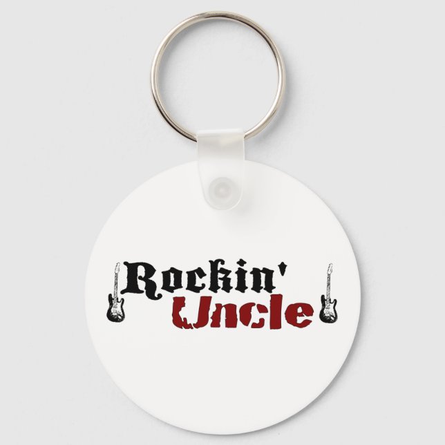 Rockin Uncle Key Ring (Front)