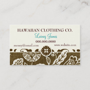 ROCKIN' VINTAGE HAWAII BUSINESS CARD