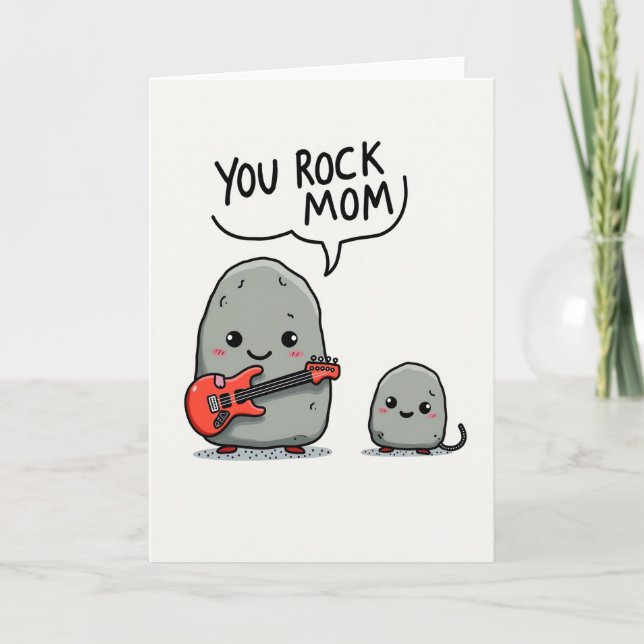 Rockin You Mum Celebration Card (Front)