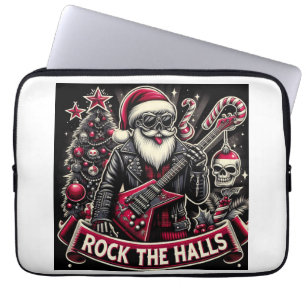 Rocking around the ugly sweater  laptop sleeve