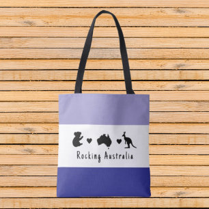 Rocking Australia Day custom message Tote Bag