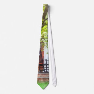 Rocking Chair on Porch Tie