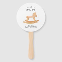 Rocking Horse Baby Shower Minimalist Baby Shower