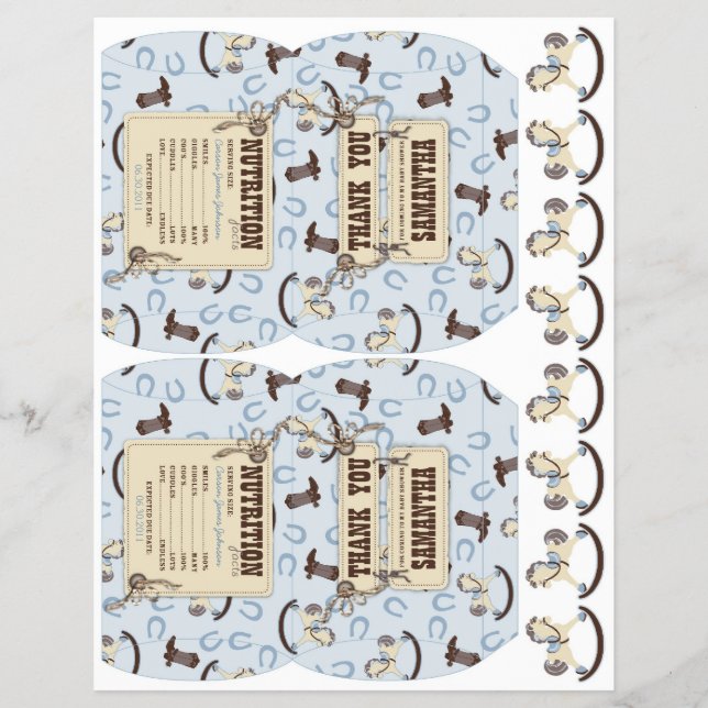 Rocking Horse Boy Mini Puff Box B2 Flyer (Front)