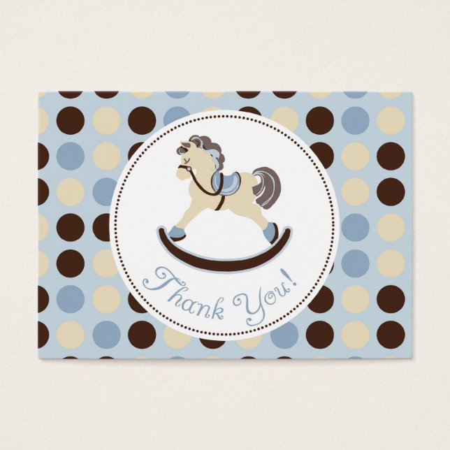 Rocking Horse Boy TY Gift Tag (Front)