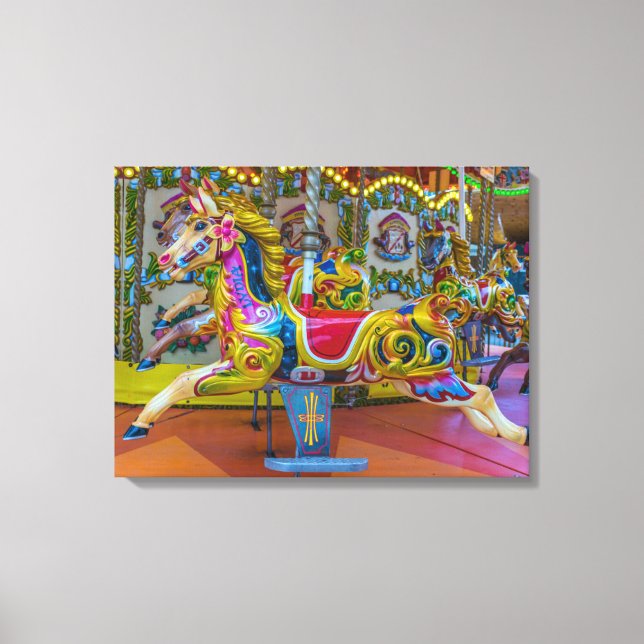 Rocking horse canvas print (Front)