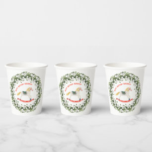 Rocking Horse Nutcracker Ballet Paper Cups