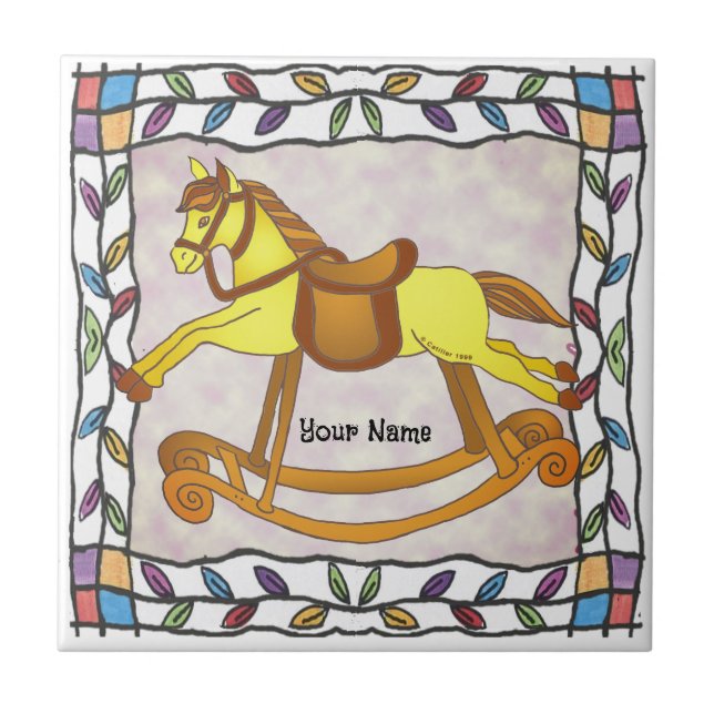 Rocking Horse  Tile (Front)