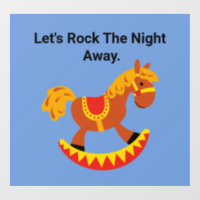 Rocking Horse Wall Decal