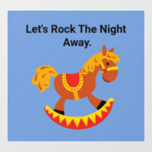 Rocking Horse Wall Decal