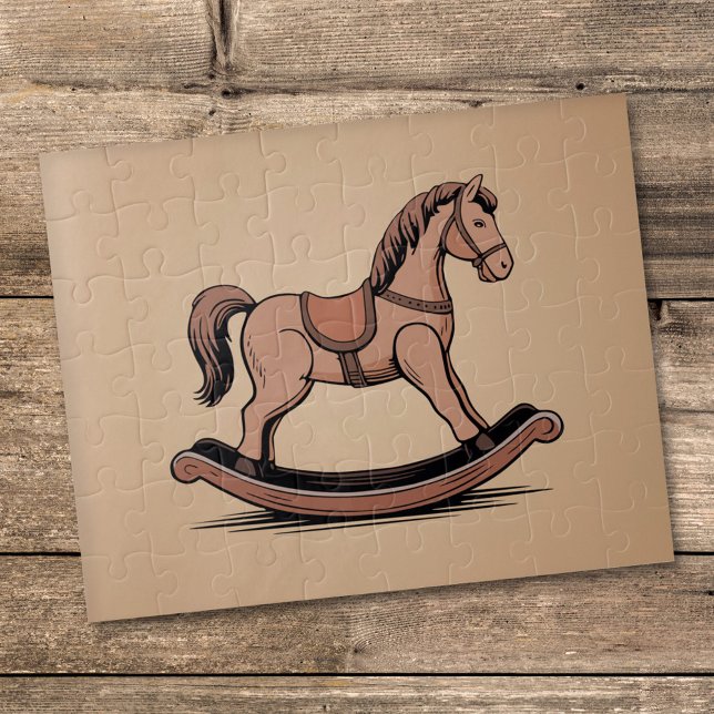 Rocking Horse - Wooden Toys Jigsaw Puzzle (Rocking Horse Puzzle)