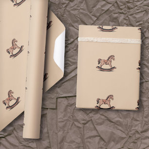 Rocking Horse Wrapping Paper