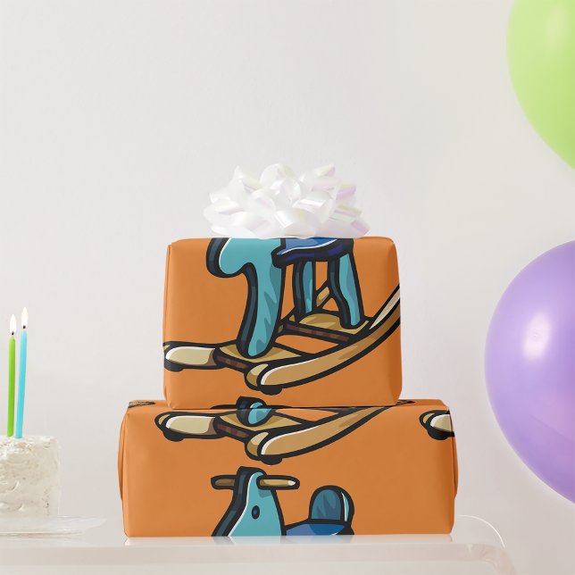 Rocking Horse Wrapping Paper (Creator Uploaded)