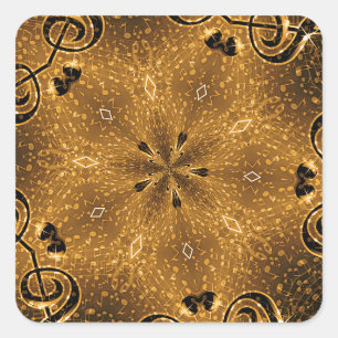 Rocking It,Golden Moments#2_ Square Sticker