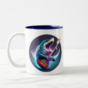 Rocking Megalodon Kid's Mug