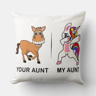 Rocking The Dog Mum Aunt Life Gift For Auntie Cushion