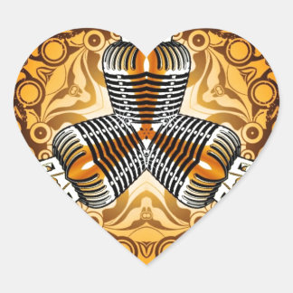 Rocking The Mic my style_ Heart Sticker