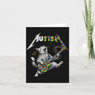 Rocking to A Different Tune Cat Funny for Boys Men Card