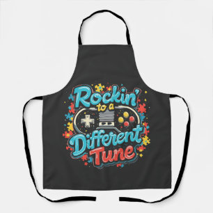 Rocking to a Different Tune Gaming Pad Autism Apron