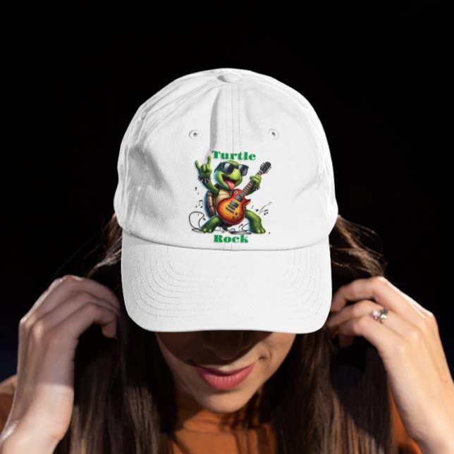 Rocking Turtle Jam Session Trucker Hat (Creator Uploaded)
