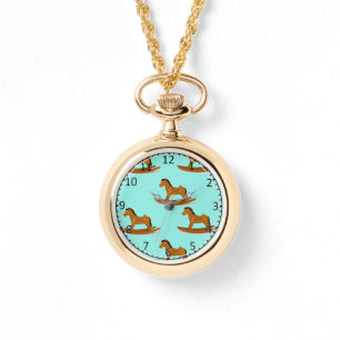 Rocking wooden horse watch