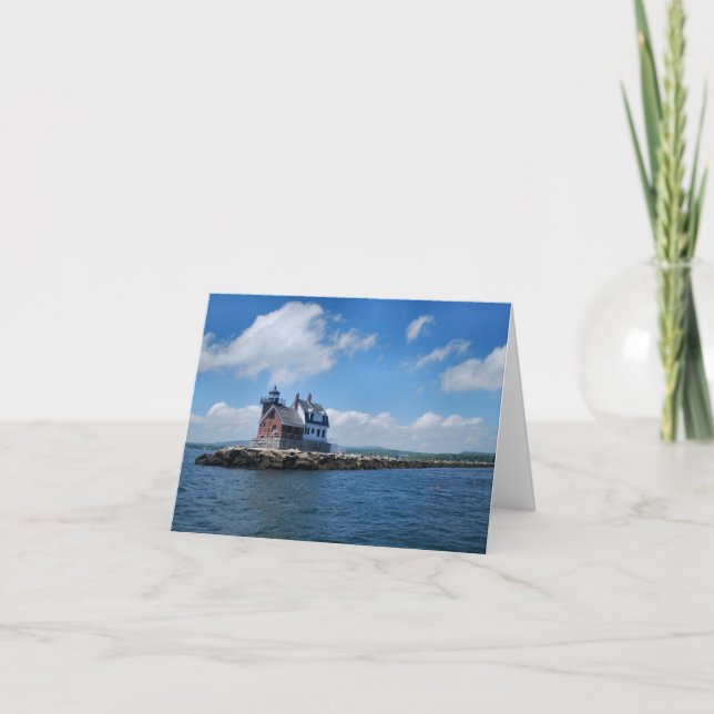 Rockland Breakwater Light notecard - 1 (Front)