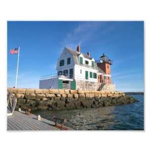 Rockland Breakwater Lighthouse, Maine Photo Print