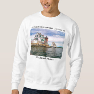 Rockland Breakwater Lighthouse, Maine Sweatshirt